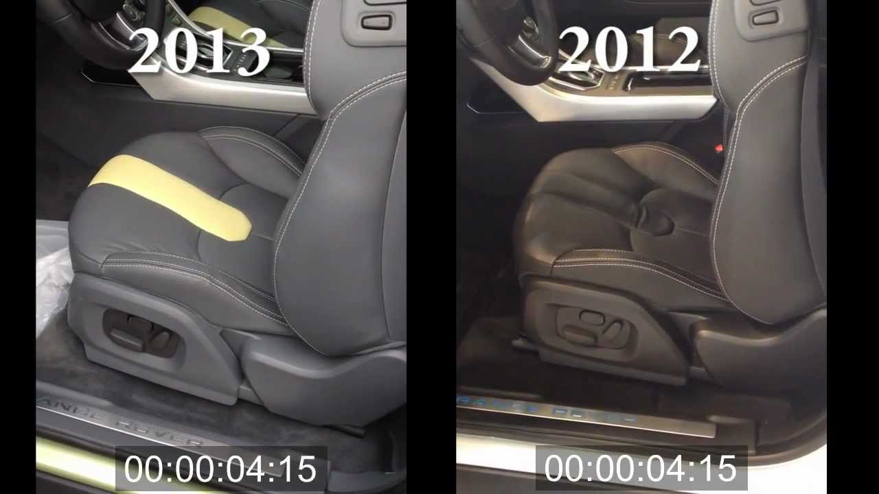 Range Rover Evoque 2013 Coupe seat motor upgrade.