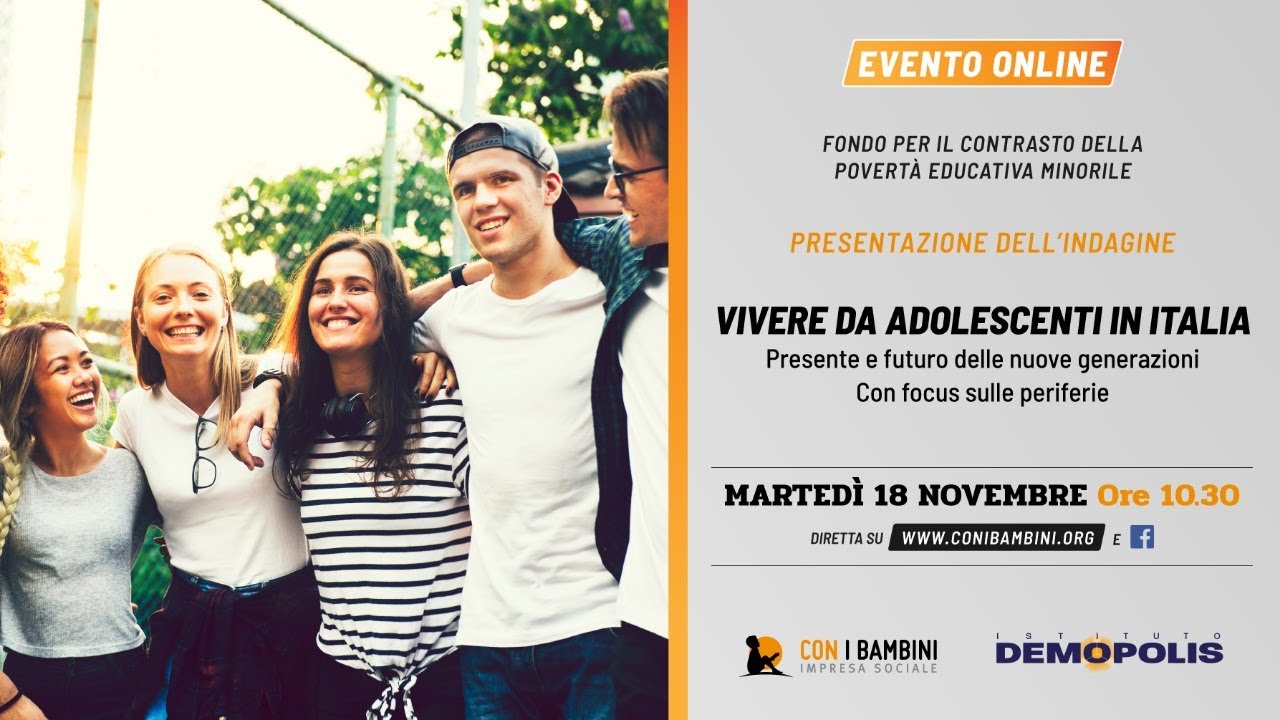 “Vivere da adolescenti in Italia”: presentazione indagine Demopolis