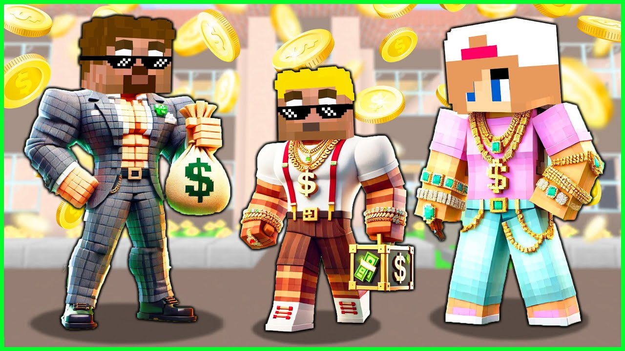 MİNECRAFT FAKİR AİLE ZENGİN OLDU FİLMİ! 🤑- Minecraft ZENGİN FAKİR HAYATI
