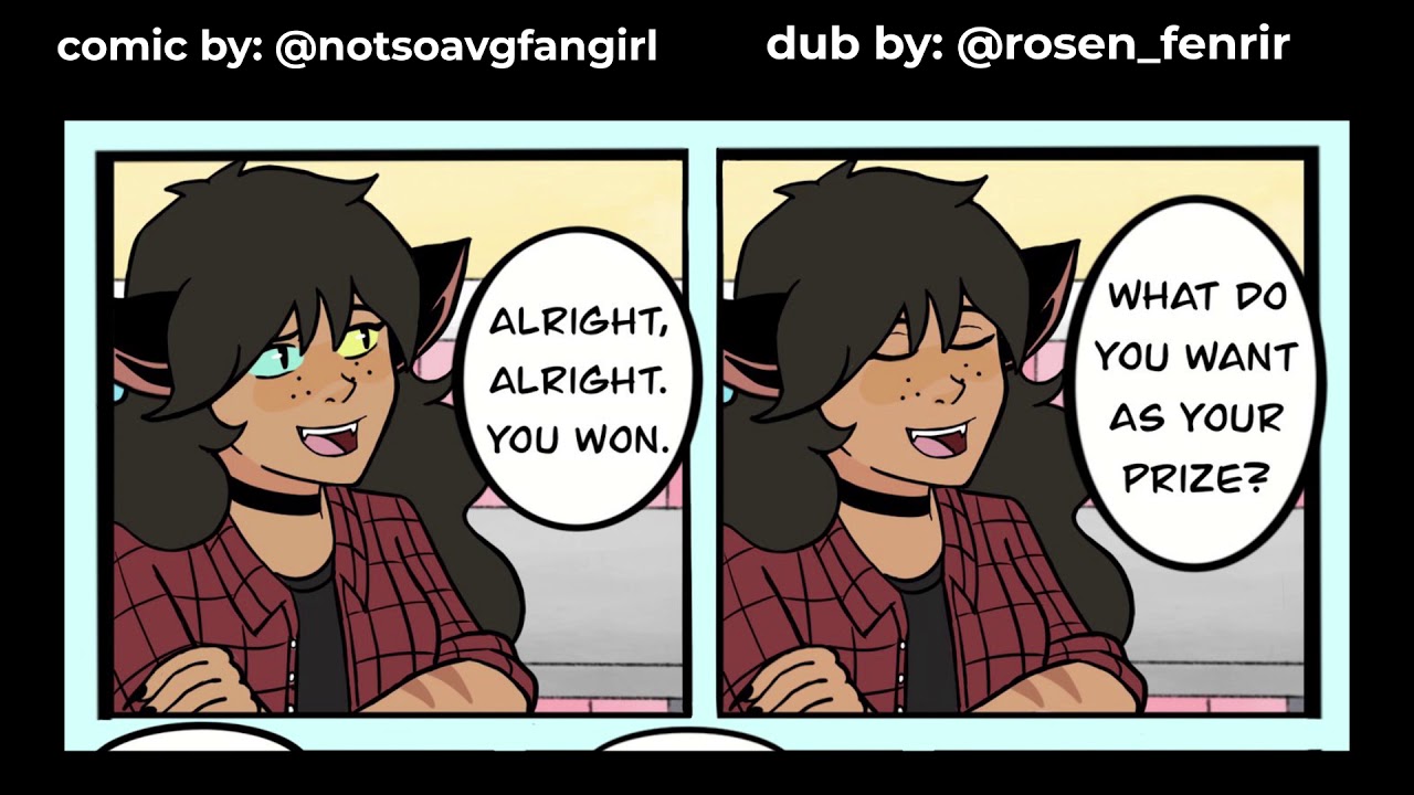 🙀👱‍♀️Comic dub: Hola!catra She-ra AU PART 3 (former Gatodora) - 🌈Catradora comic by @notsoavgfangirl
