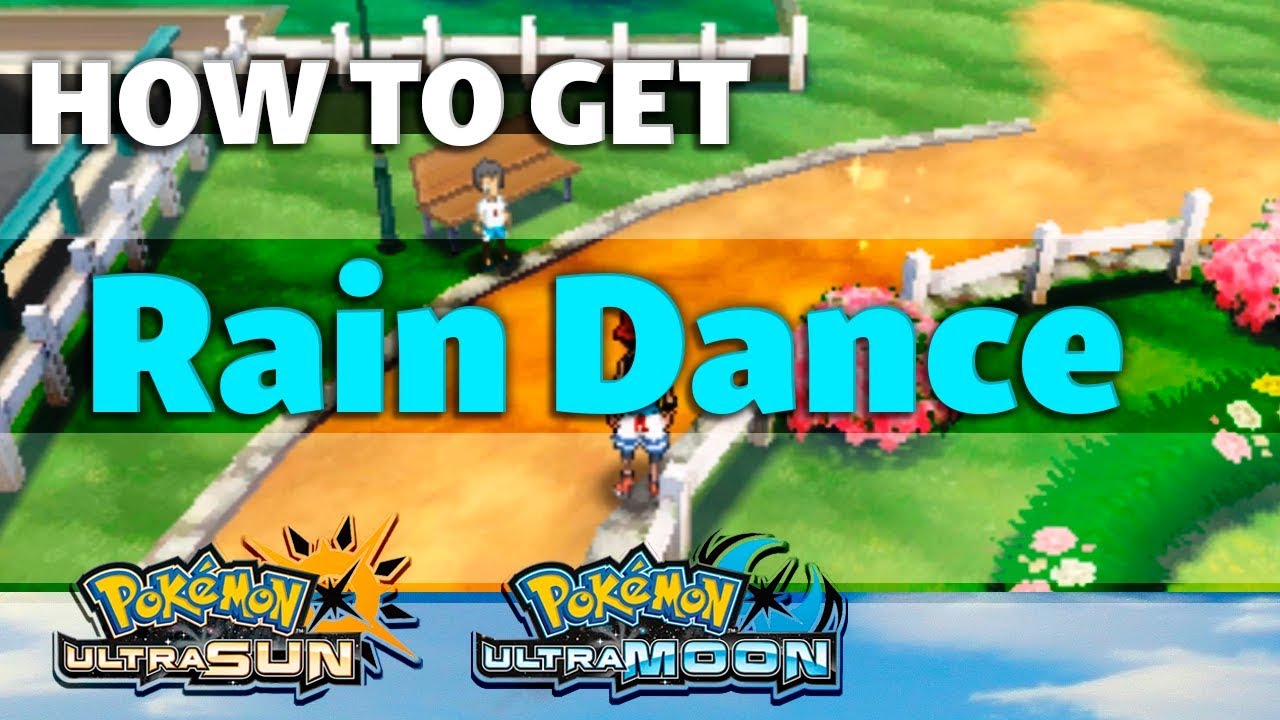 HOW TO GET TM Rain Dance in Pokemon Ultra Sun and Moon