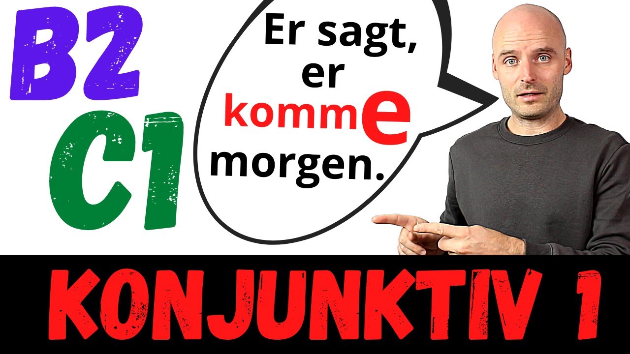 Konjunktiv 1 | B2 C1 | Indirekte Rede | Deutsch lernen | Learn German