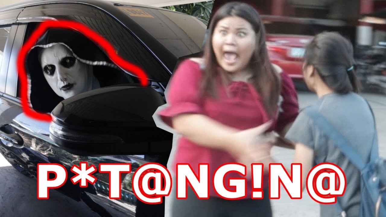 (Tadtad Kami ng Mura) Scary Nun Drive By Prank PH