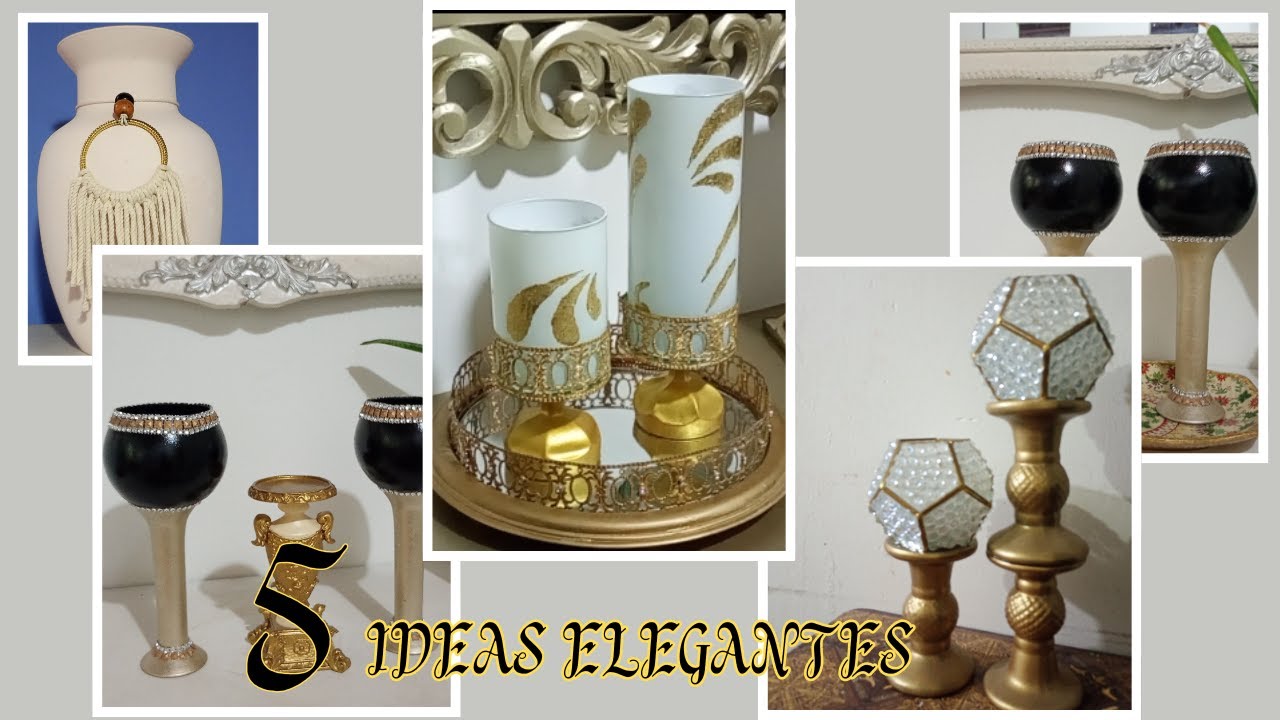 5 MANUALIDADES que se Ven CARISIMAS | Decoración con ESTILO y POCO DINERO 💎