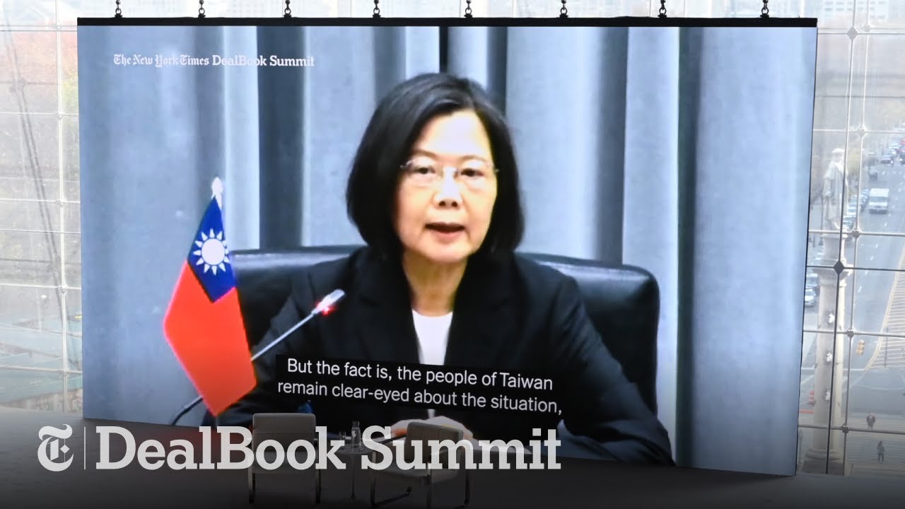 Taiwan’s President Tsai Ing-Wen on the Threat of a Chinese Invasion | DealBook Summit 2023
