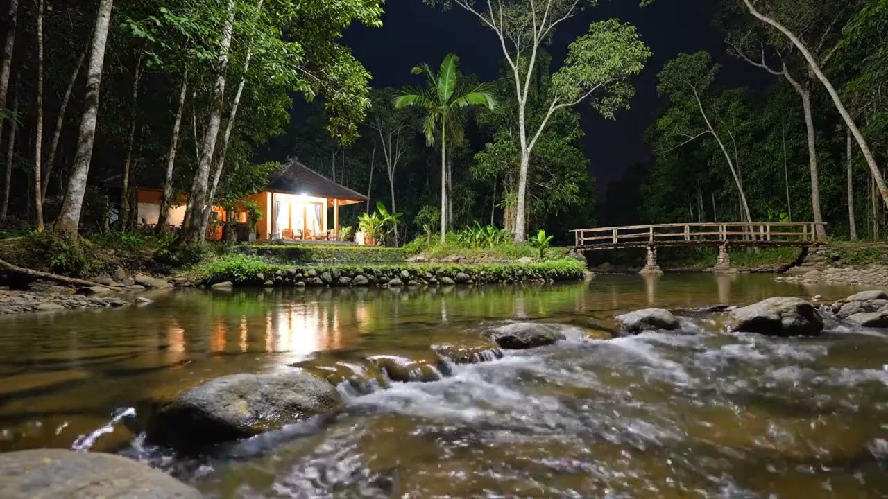 Midnight River Ambience for Deep Sleep & Calm Mind