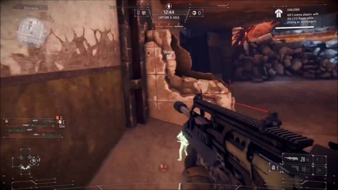 Killzone Shadow Fall Multiplayer Domination Gameplay 21 - Insurgent Class :)