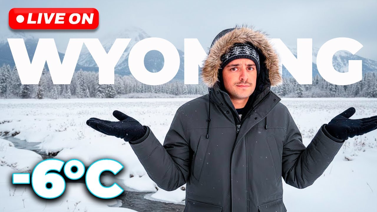 🇺🇸 IRL - DIA 1 │ ❄️ CHEGUEI WYOMING 🔴 CORINGA AO VIVO