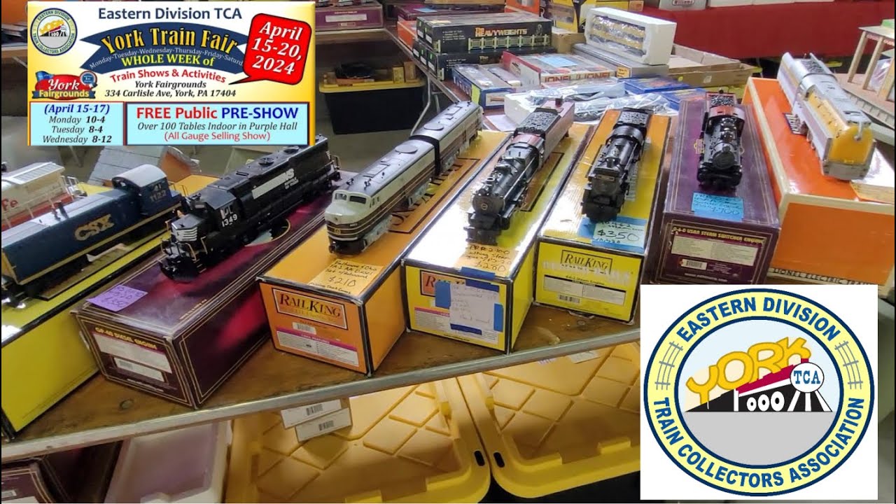 2024 TCA Spring York Pre Show O Gauge