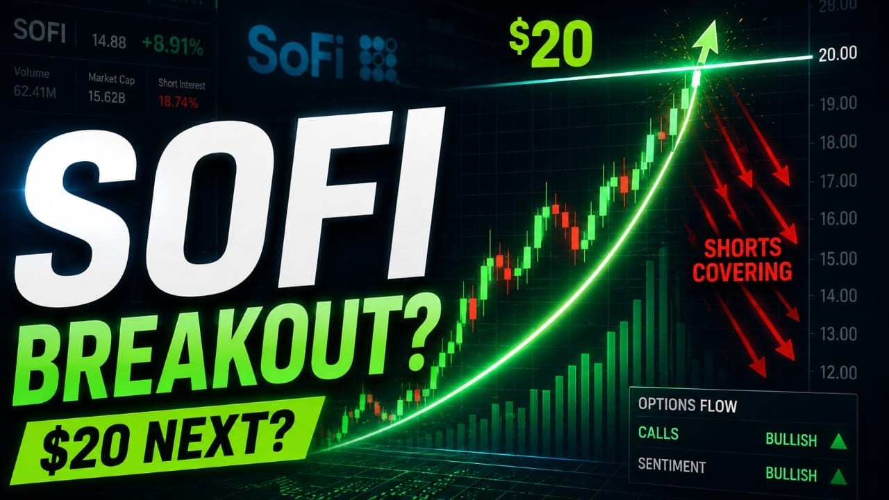Акции SOFI: 12 миллионов коротких позиций закрыто! Ждать ли прорыв к $20?