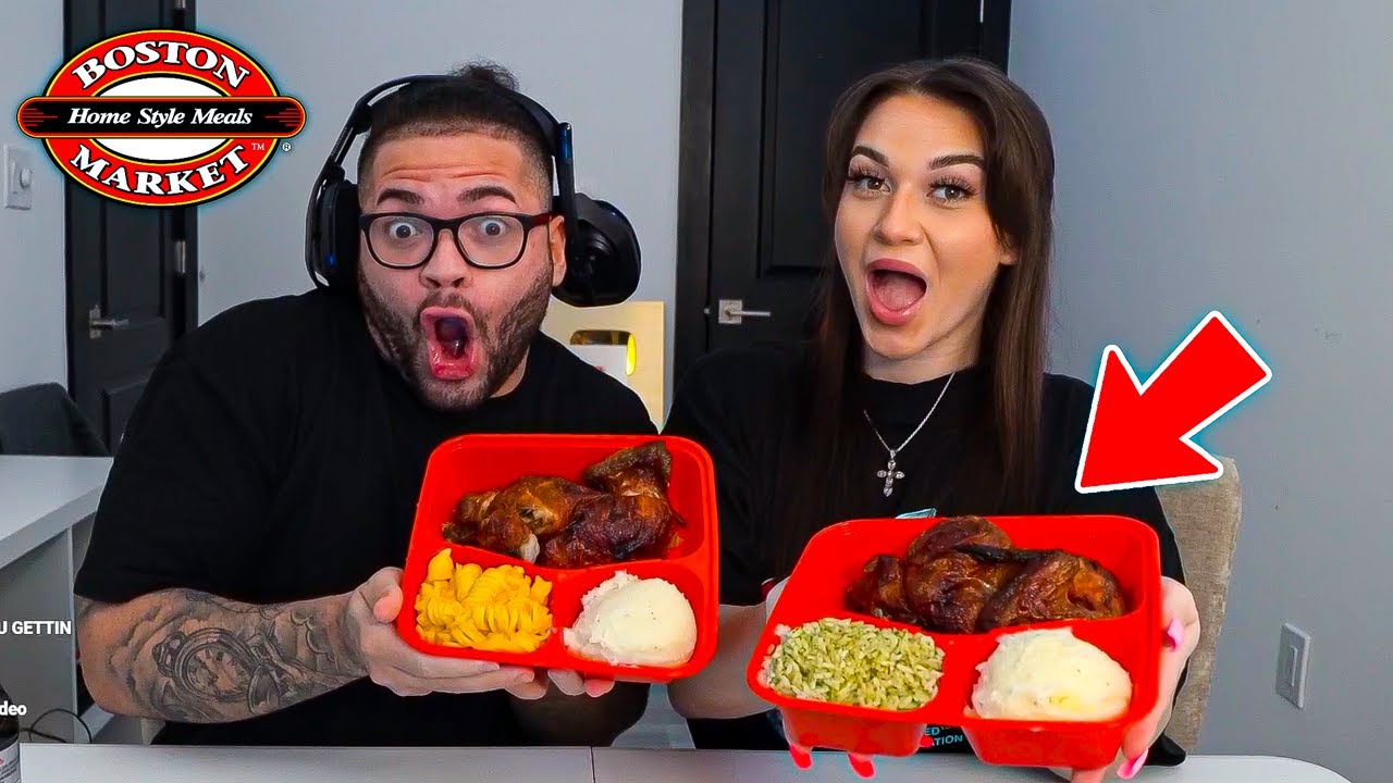 MindOfRez BOSTON MARKET MUKBANG with Girlfriend! *FULL STREAM*