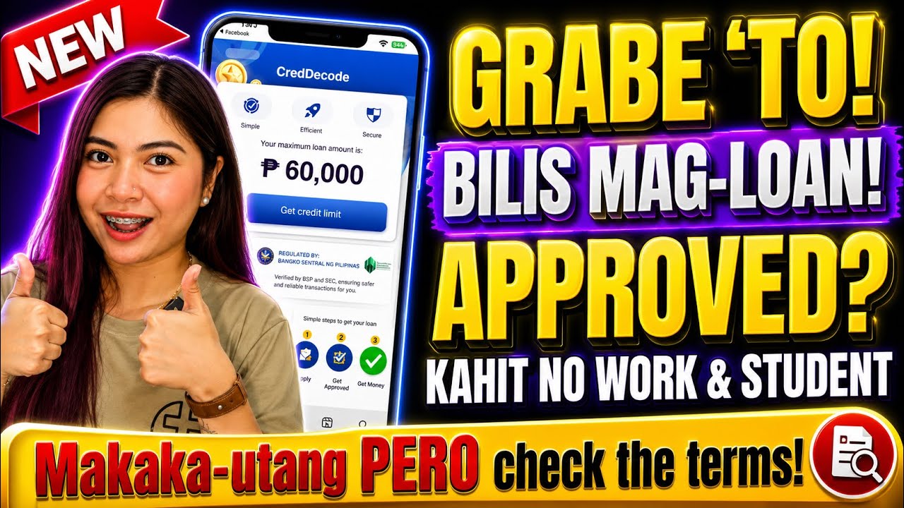 BAGONG LOAN APP CREDECODE MABILIS MAG PA-UTANG ? PWEDE KAHIT NO WORK AT STUDENT? CHECK THE LOAN TERM
