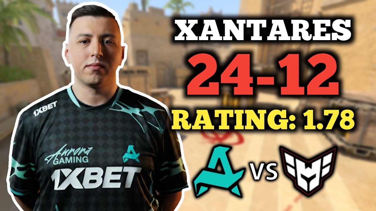XANTARES (24-12) AURORA vs HEROIC (MIRAGE) ESPORTS WORLD CUP 2025
