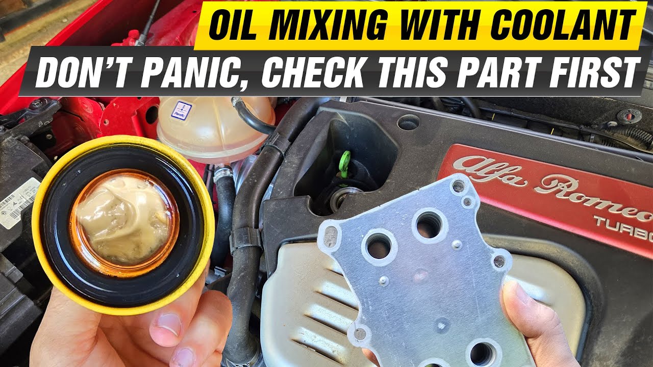 OIL COOLER REPLACEMENT ON ALFA GIULIETTA