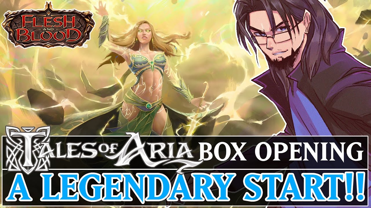 LEGENDARY Start! Tales of Aria 1st Edition Booster Box Opening ► Flesh and Blood TCG