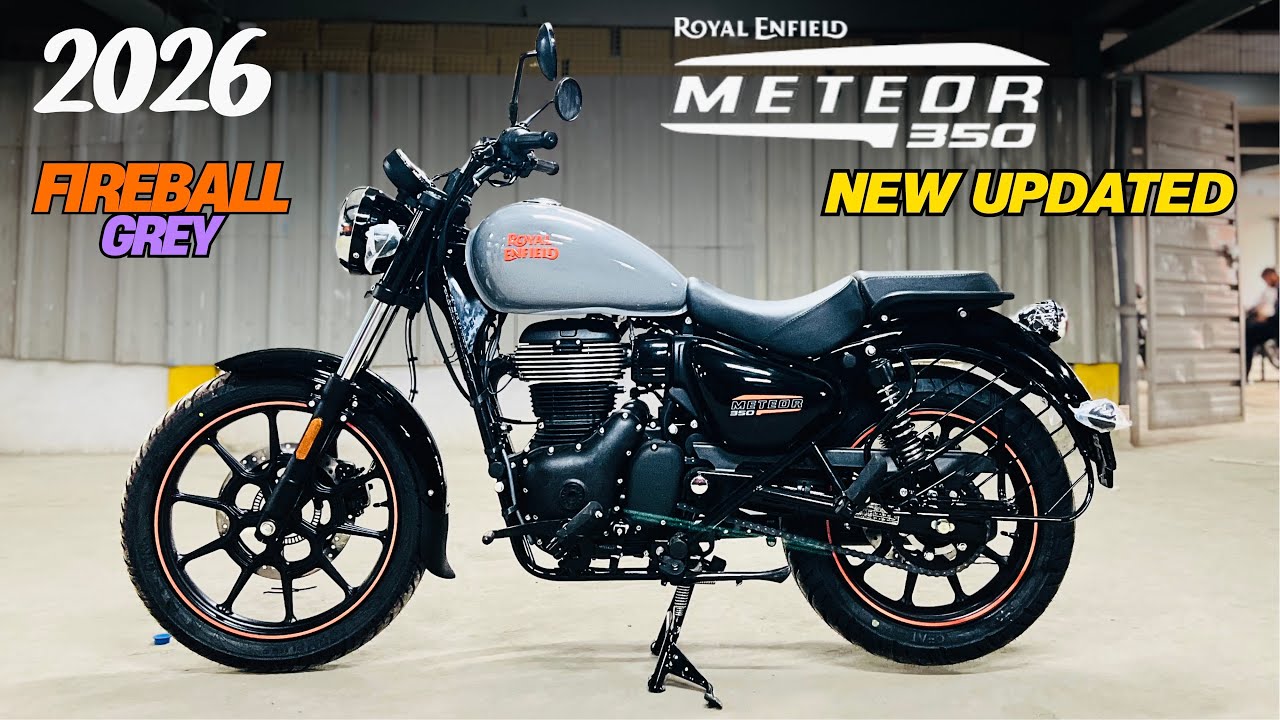 2026 🔥 Royal Enfield Meteor 350 Fireball Grey Full Review ❤️ Price & Features ✅ Best In Segment 