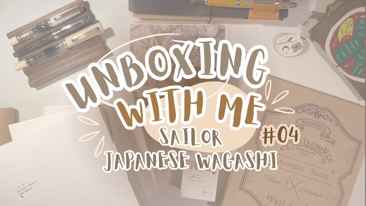New Pen Day | Sailor Wagashi Japanese Sweets Unboxing
