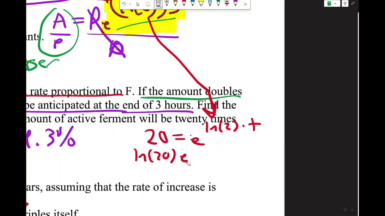 CalAB - Exponential Growth & Decay - #6