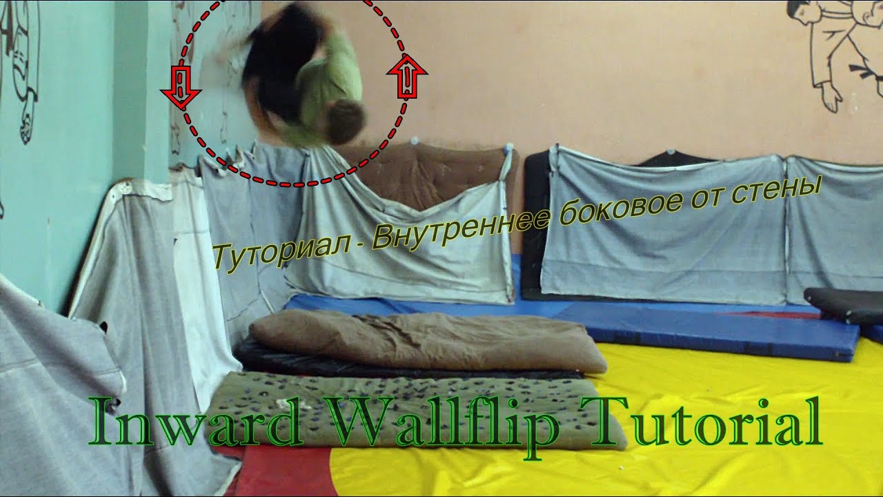 Туториал - Внутреннее боковое от стены / Inward Wallflip Tutorial