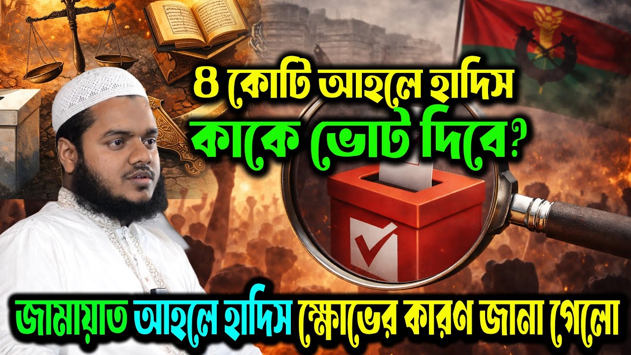 ভোটের আগে জামায়াত ও বিএনপির যৌক্তিক প্রশ্নের কঠিন উত্তর আব্দুল্লাহ বিন আব্দুর রাজ্জাক নতুন ওয়াজ