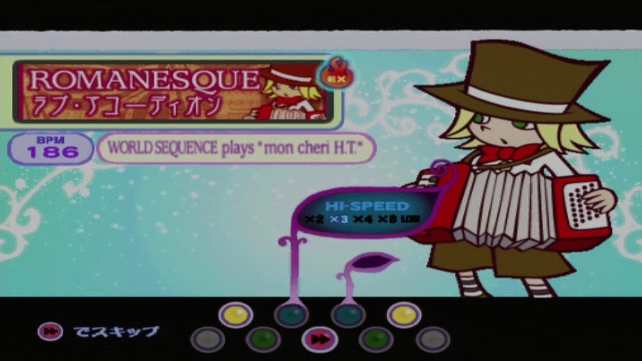 [POP'N MUSIC CS10] ロマネスク - ラブ・アコーディオン (EX)