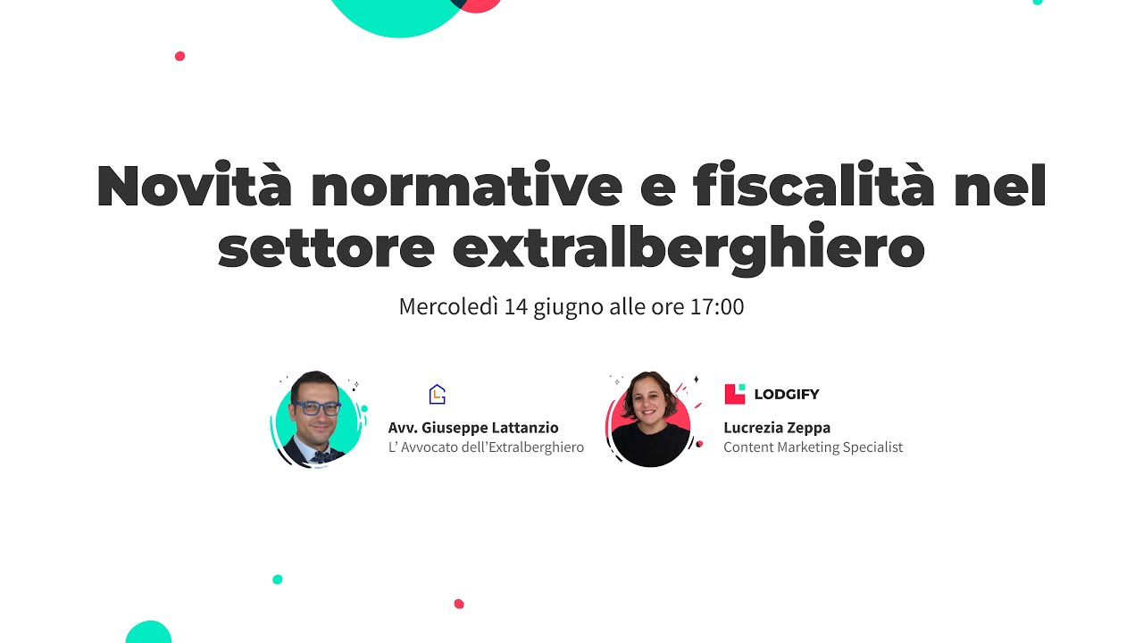 Parliamo di novità normative e fiscalità nel settore extralberghiero