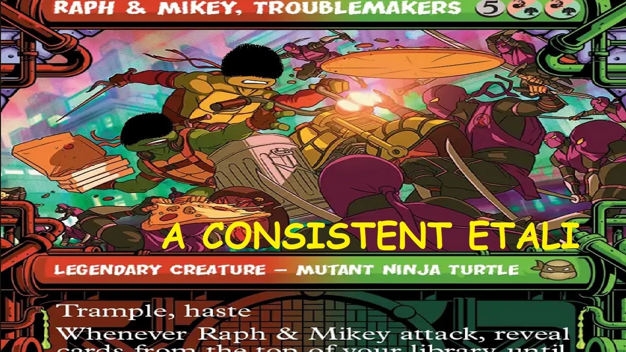 A Better Etali? Ninja Turtle Cards yayyyyy.... | Raph & Mikey, Troublemakers
