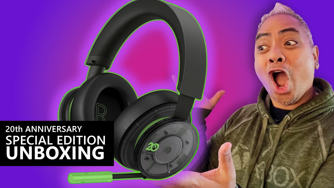 Unboxing & Overview of the 20th Anniversary Xbox Wired Headset