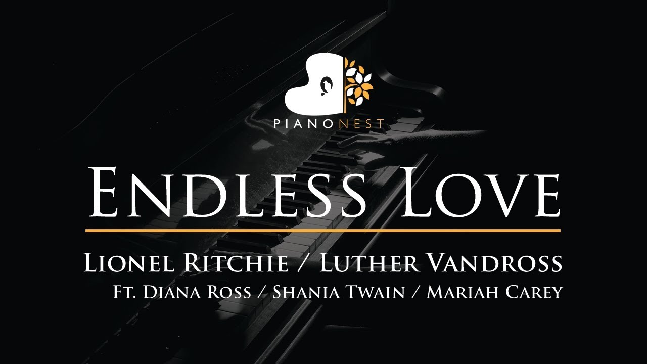 Endless Love - Lionel Ritchie, Diana Ross - Piano Karaoke Instrumental Cover with Lyrics