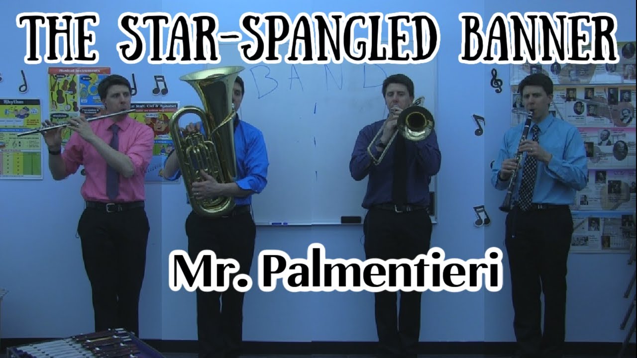 The Star-Spangled Banner - Mr. Palmentieri playing 14 different instruments