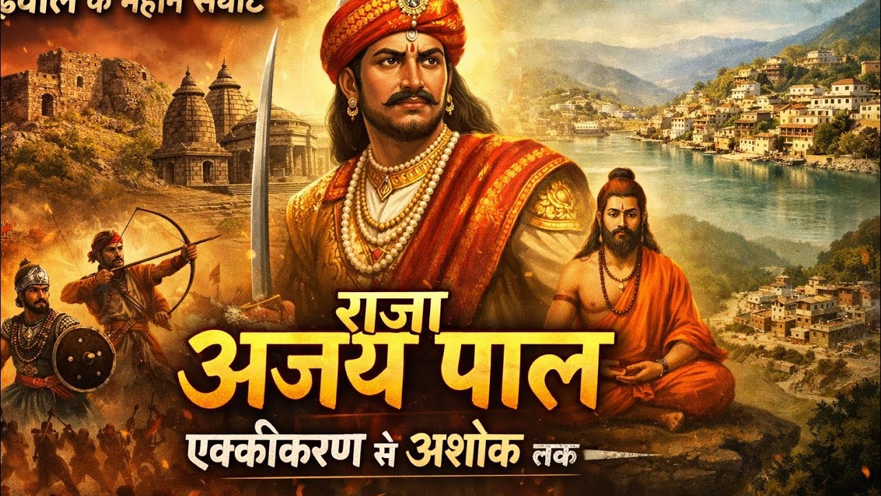 महान गढ़वाल नरेश अजयपाल (Ayai Pal)। जिन्हें कहते हैं गढ़वाल का सम्राट अशोक । @kidschannelindia 
