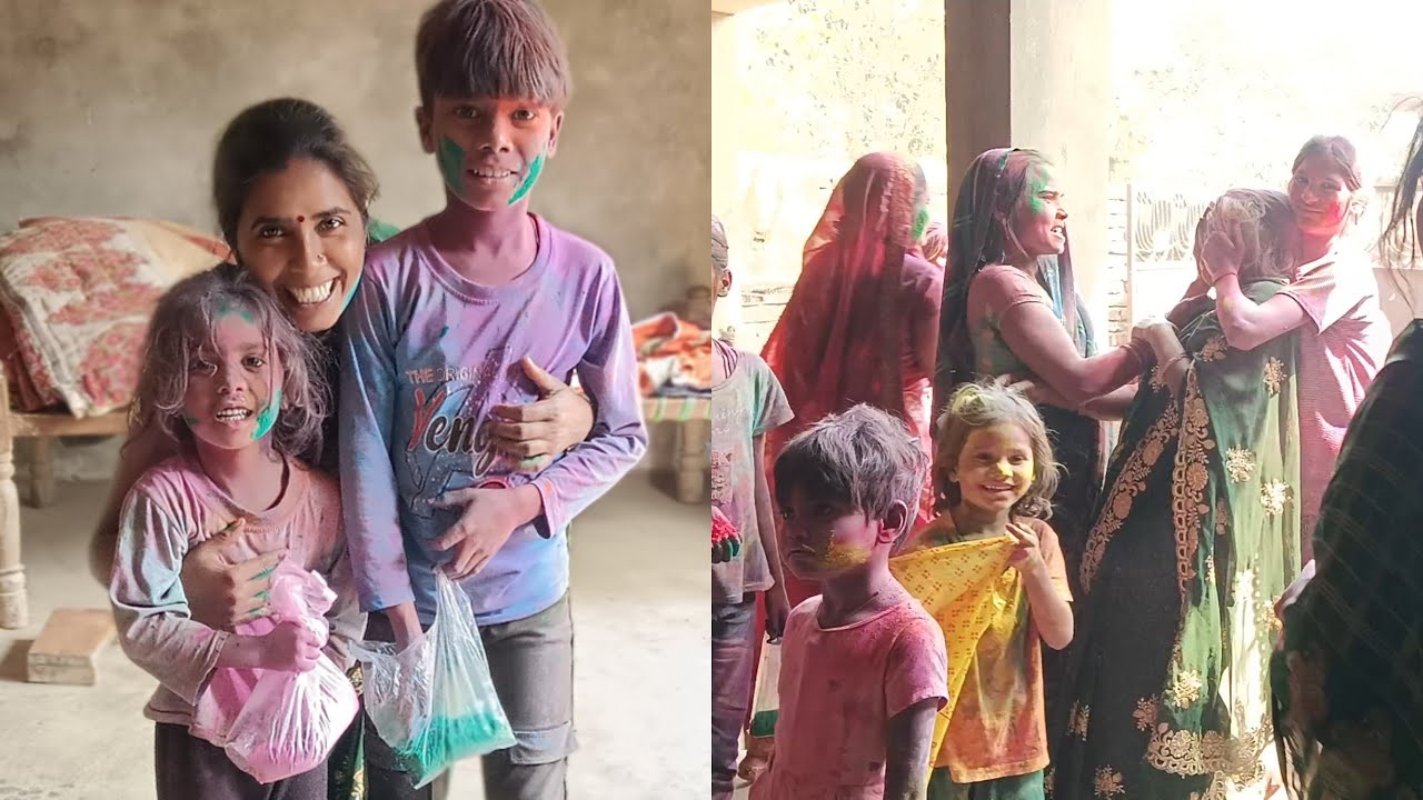 होली स्पेशल वीडियो। हम लोग गांव में होली कैसे मनाते हैं। विलेज होली फेस्टिवल।#होली 2026