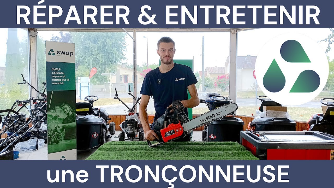 Comment ENTRETENIR sa TRONCONNEUSE et RÉPARER les PANNES courantes ? - SWAP