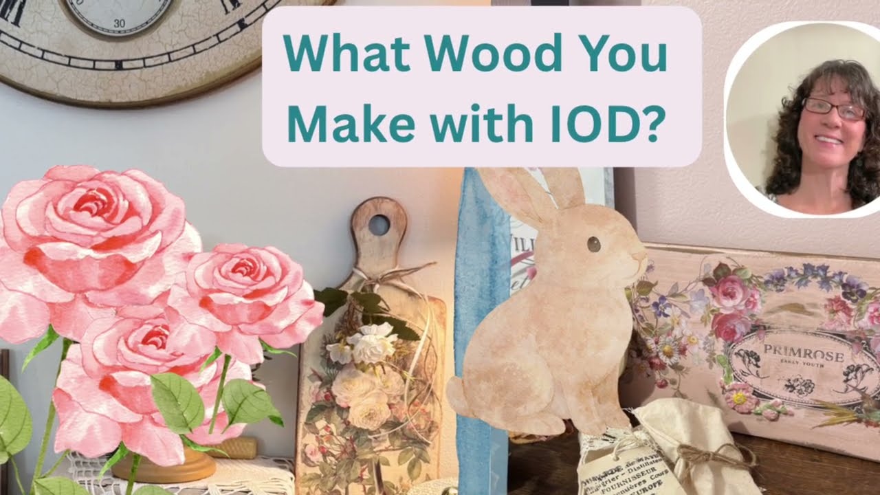 Декоративная доска IOD на дереве для прекрасного весеннего декора🌸