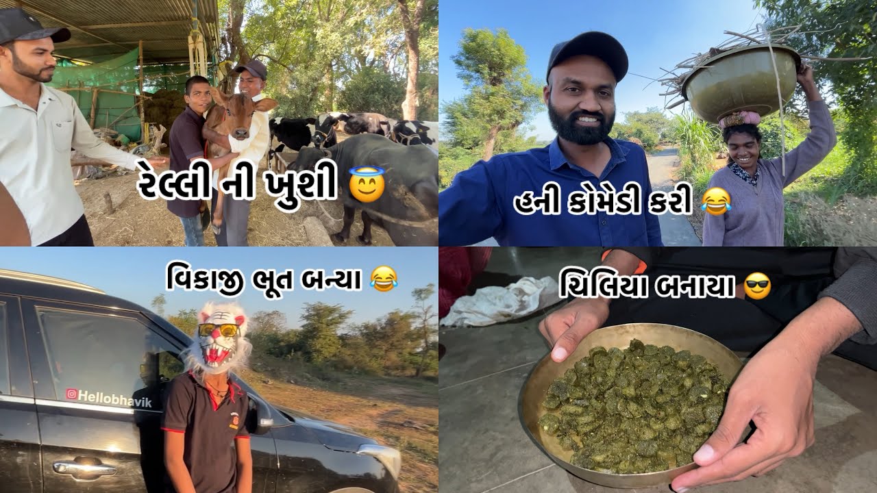 આજે ઘરે ચિલિયા બનાયા 😋 / Gujarati Vlogs 