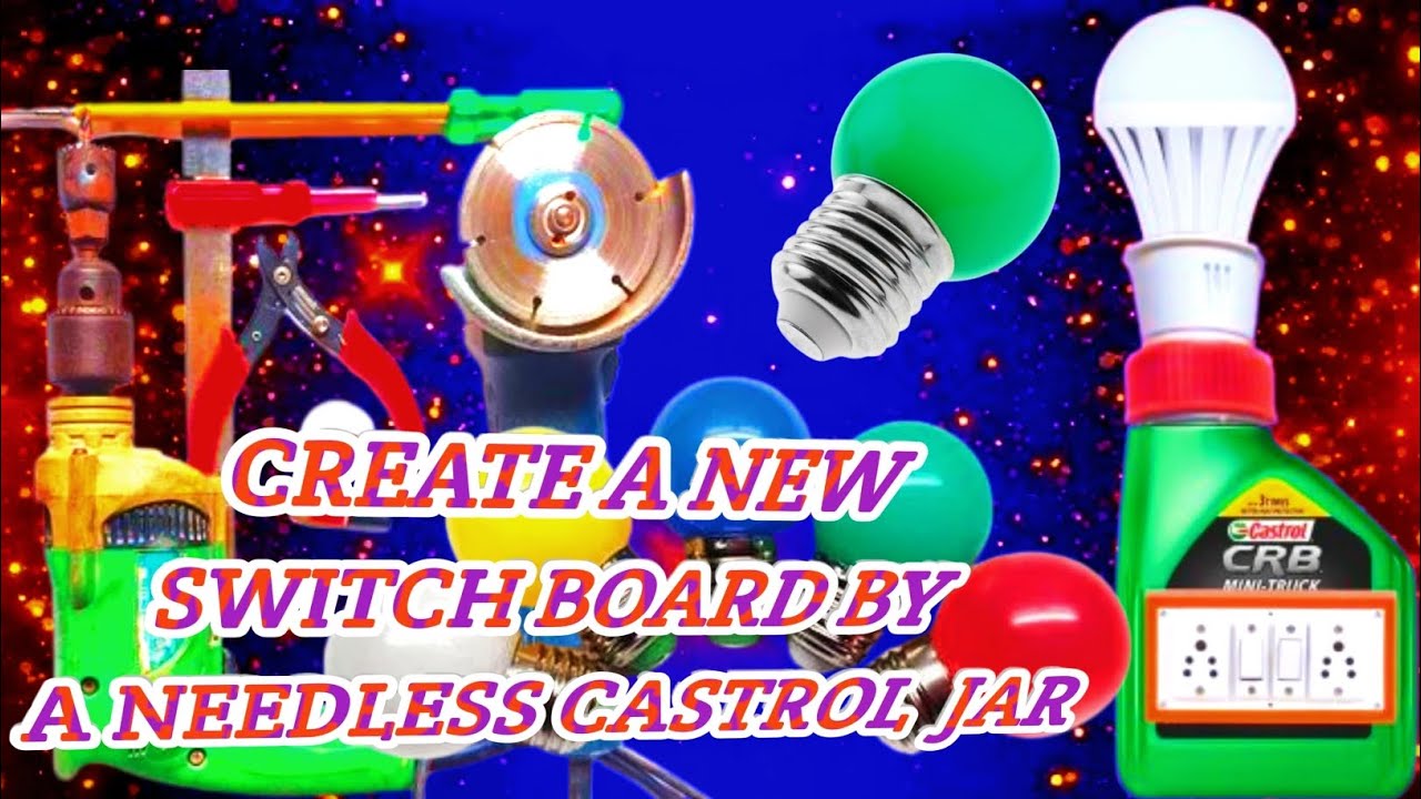 CREATE A  SWITCH BOARD BY CASTRO JAR. #shorts #electric #electricianhata
