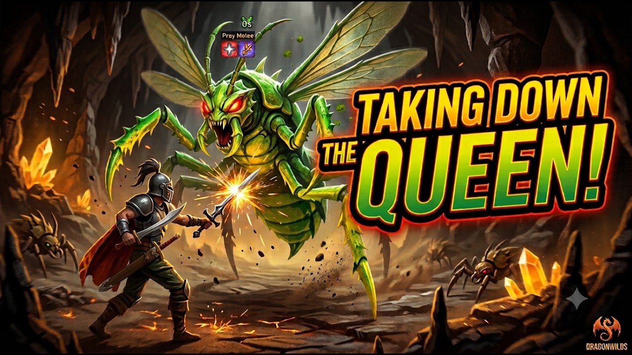 Taking Down The Kalphite Queen in RuneScape Dragonwilds
