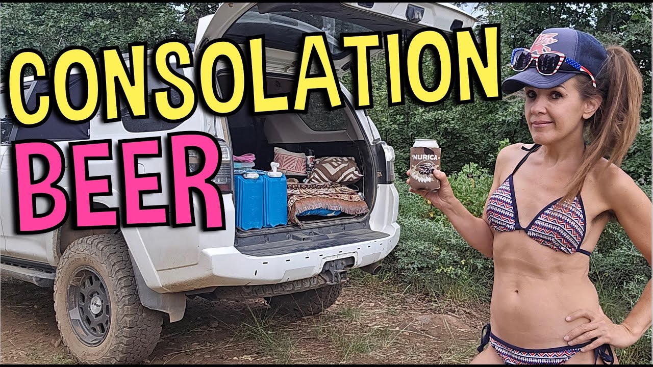 Wonderhussy Unplugged: Drinking a Consolation Beer at My Forest Campsite