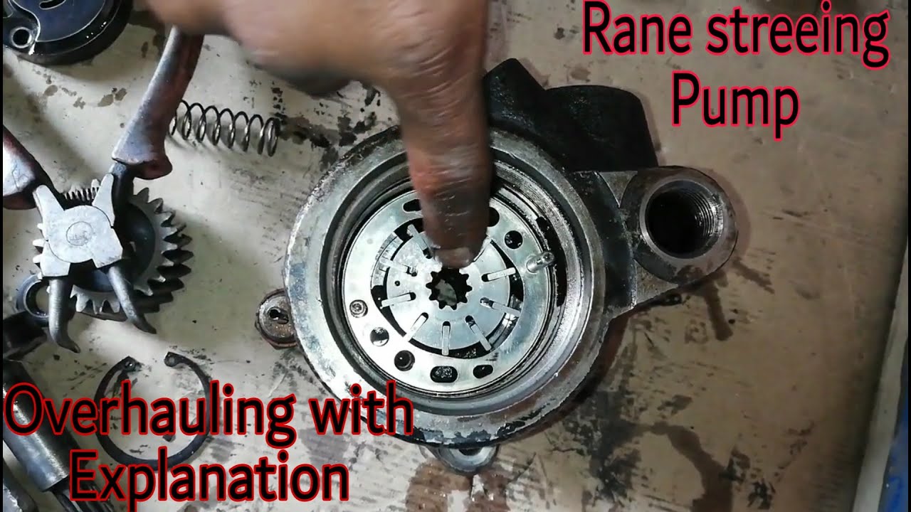 Rane streeing pump overhauling with explanation