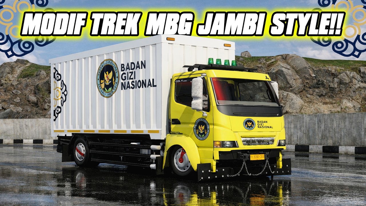 Modifikasi Trek MBG Menjadi Jambi Style!! KALCER ABISS | ETS-2 INDONESIA
