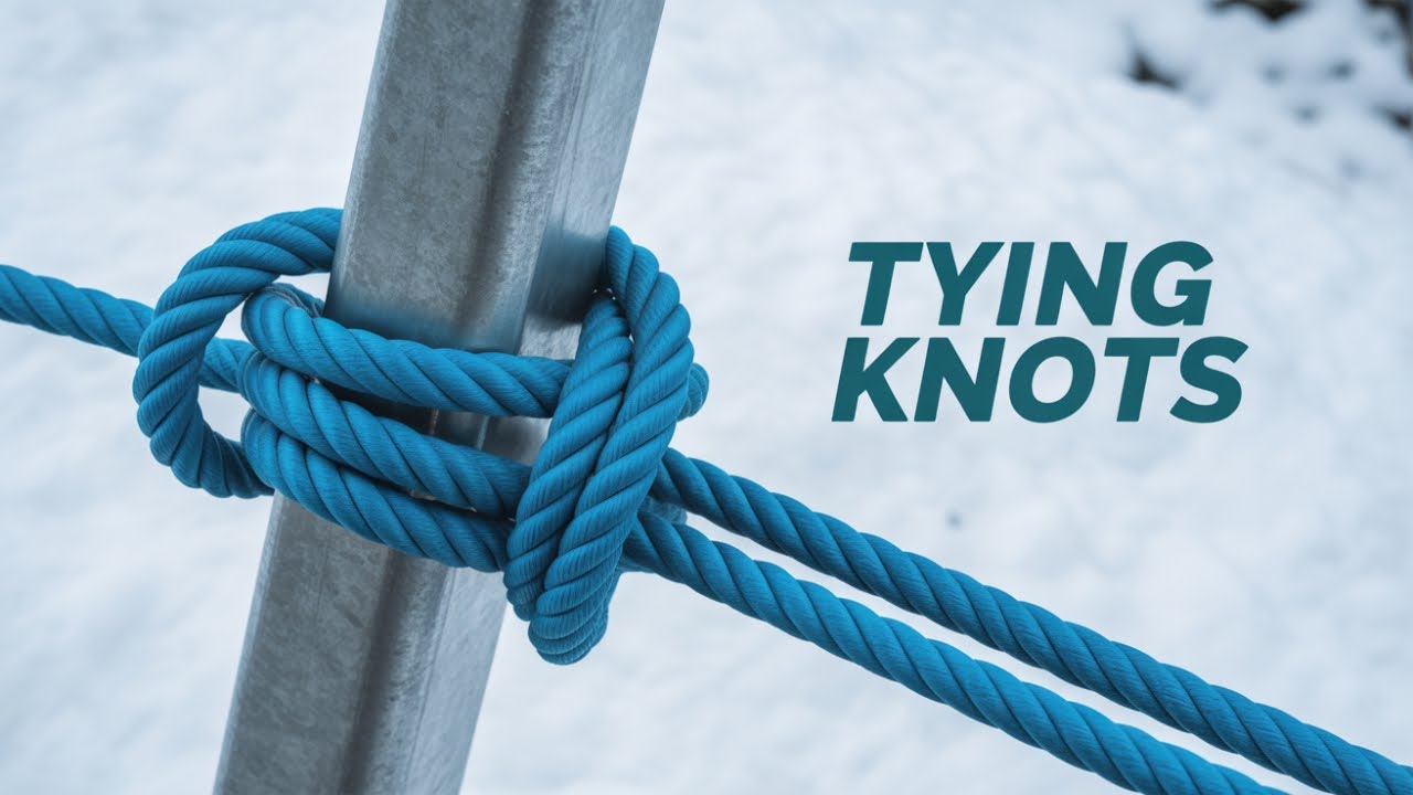 4 Knots for Any Situation 🔥 | Easy, Strong & Quick Release #DIY #Knots
