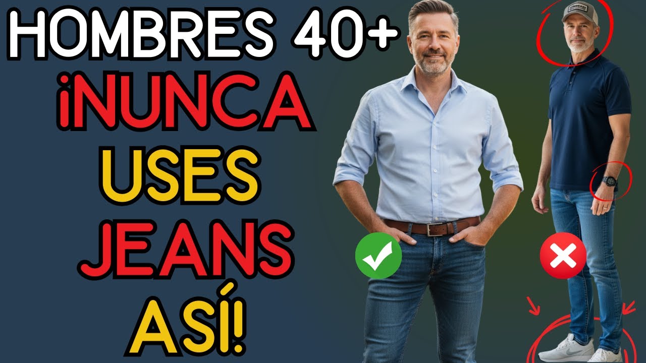 Jeans Oscuros Después de los 40 – Por Qué Lo Cambian Todo | Moda Hombres 40+