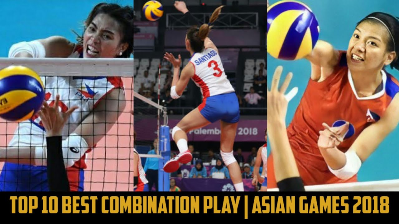 Top 10 Powerful Combination Play | Asian Games 2018 | PH Women's Volleyball