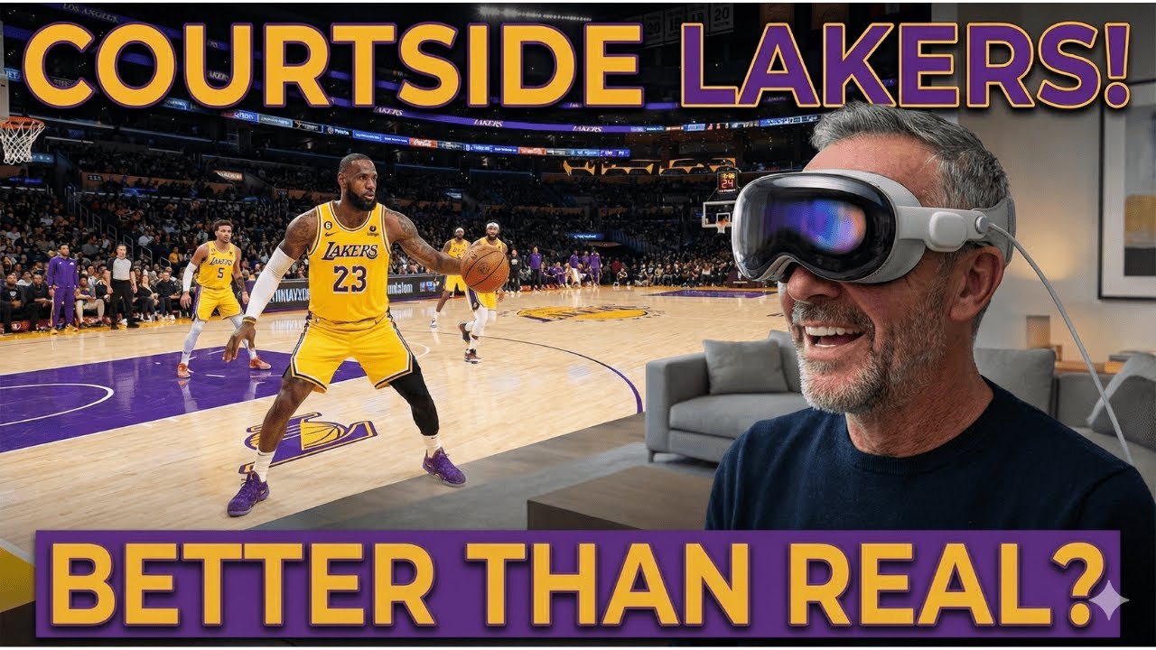 Обзор Apple Vision Pro NBA Immersive: не покупайте места у самой площадки!