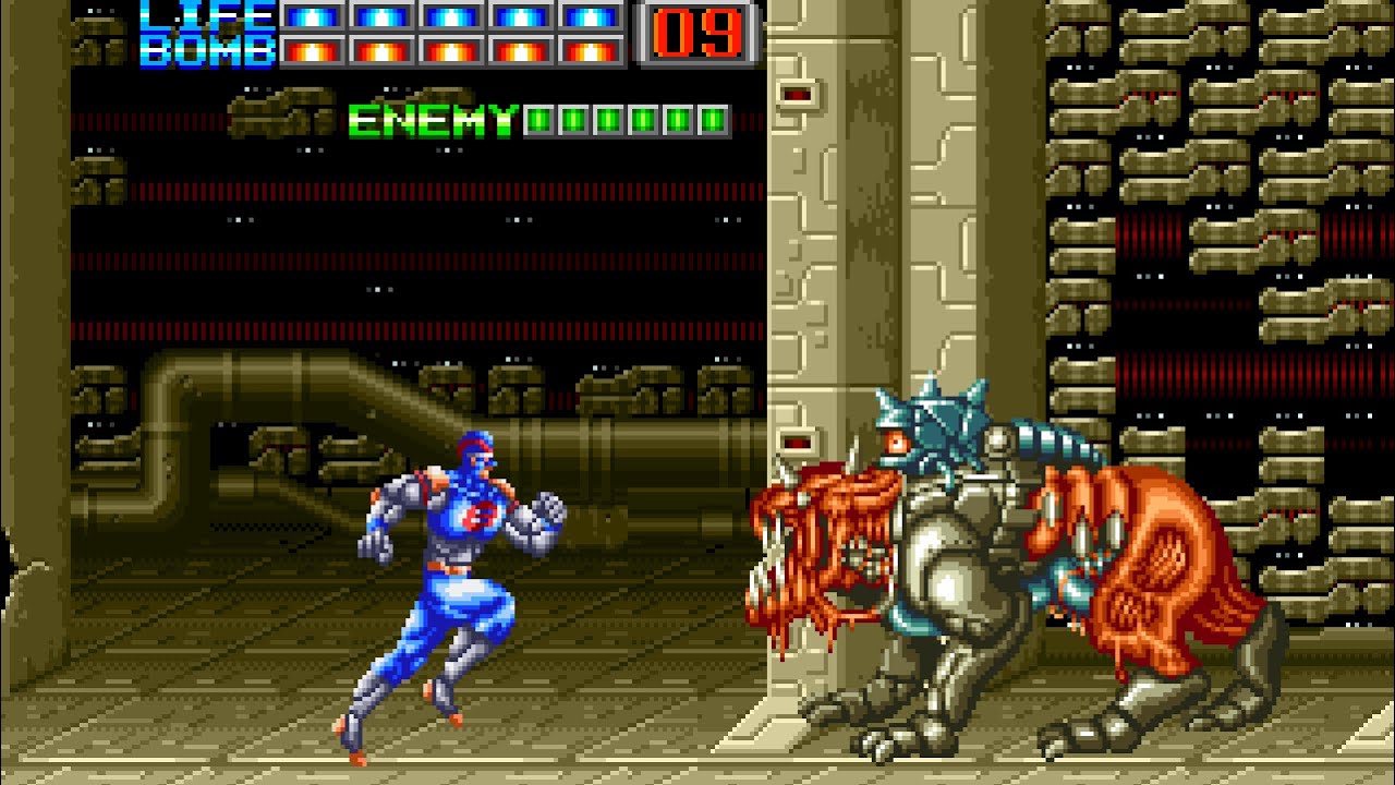 Eight Man Longplay (Neo Geo) [QHD]