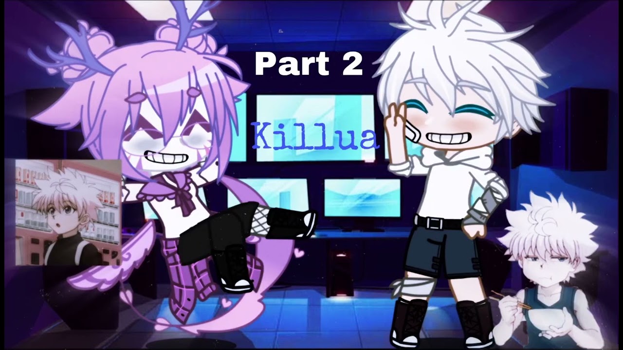 // random anime characters react to…(Killua Zoldyck) 2/8//gachaclub//