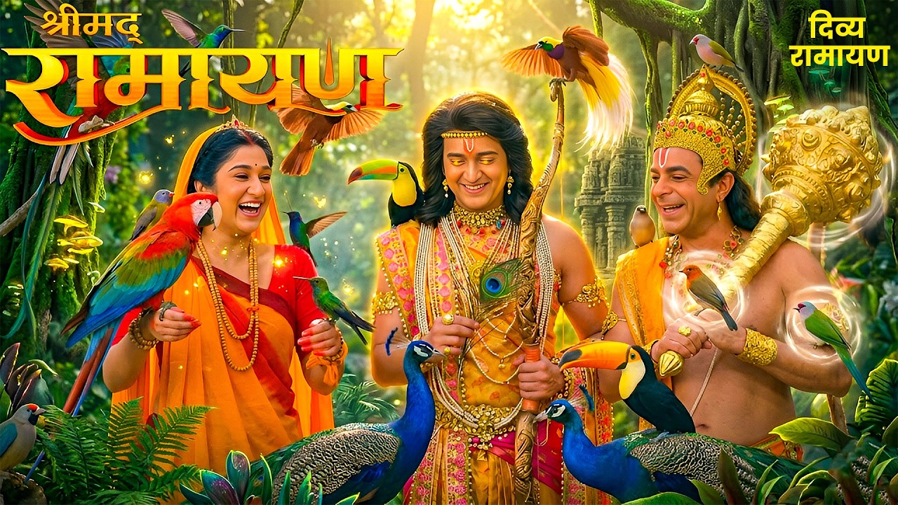 जंगल में कदम रखते ही चमत्कार सारे खूबसूरत जानवर राम के चरणों में झुक गए | Shrimad Ramayan #ramayan