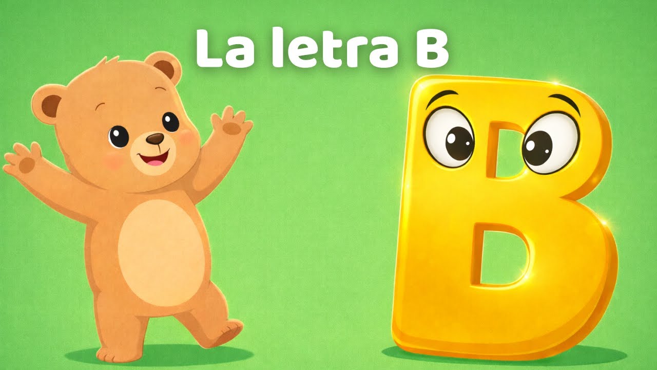 Osito Lino aprende la letra B 🅱️ | Canciones para aprender letras