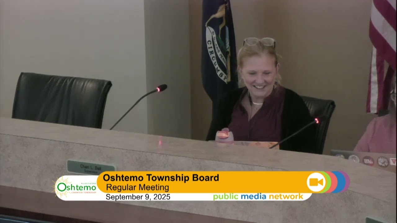 Oshtemo Township - Township Board - September 9, 2025 Meeting