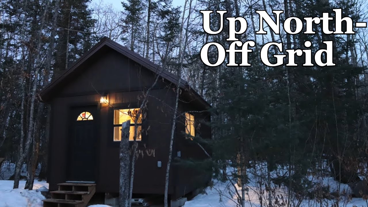 Back to the BUNKER! Building an off grid tiny cabin bunkhouse!